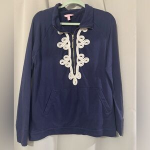 Lilly Pulitzer size L navy popover
